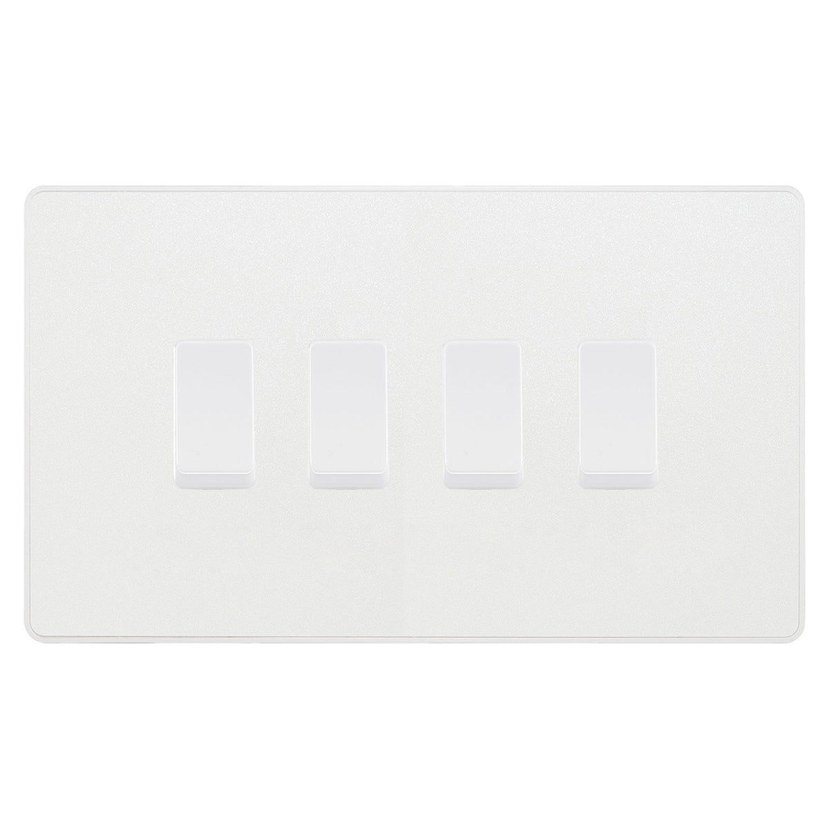 BG Evolve Pearlescent White 4 Gang Intermediate Custom Grid Light ...