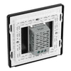 BG Evolve Matt Blue 1 Gang 200W Trailing Edge Master Touch Dimmer PCDDBTDM1B with 25mm Steel Back Box