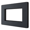 BG Evolve Matt Grey 4G Faceplate with 45W USB A+C Charger Modules – Black Insert
