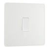 BG Evolve Pearlescent White 20A Intermediate Light Switch PCDCL13W with 35mm Steel Back Box