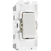 BG R12 Nexus Grid White 20A 20AX 2 Way 1 Pole Switch Module