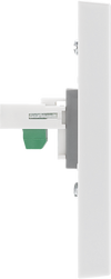 BG 9RJ11/1 Moulded Square Edge | White | 1 Gang RJ11 Screw Terminal Telephone Socket