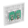 BG 965 Moulded Square Edge | White | 2 Gang Satellite TV Socket Outlet