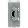 BG RBSFLEX Nexus Grid Brushed Steel 10mm Flex Outlet Module