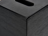 Corby Buxton Cube Tissue Box Cover in Black BUSA Bamboo