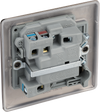 NBN50 Back - This switched and fused 13A connection unit from British General provides an outlet from the mains containing the fuse and is ideal for spur circuits and hardwired appliances.