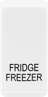 BG RRFFPCDW Evolve Grid White 'FRIDGE FREEZER' Rocker