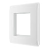 BG Nexus White Moulded HDMI Socket  - Grey Insert