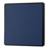 BG Evolve Matt Blue Intermediate Edge to Edge Rocker Switch PCDDB13EB with 35mm Steel Back Box