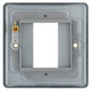 BG MC5EMS1 Metal Clad | 1 Module Square Euro Module Front Plate
