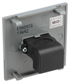 BG EMHDMIG Grey 2 Module Euro Module 1.4 HDMI Outlet