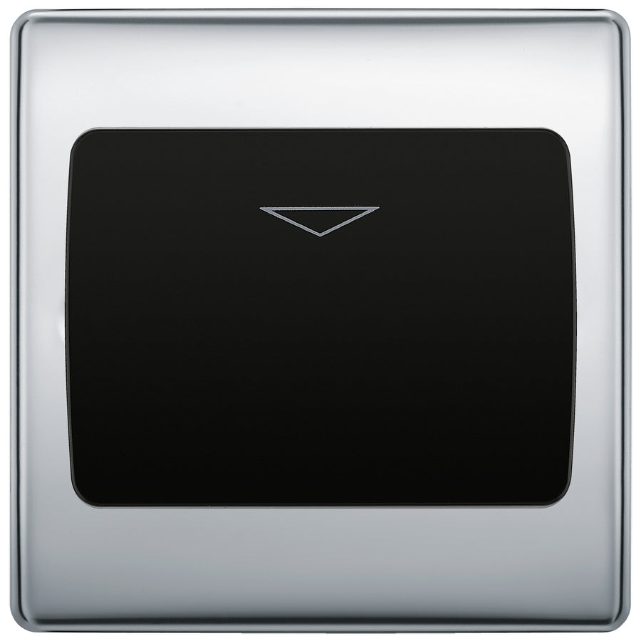 BG Nexus Metal Polished Chrome Key Card Switch NPCKYCSB
