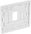 BG R81 Nexus Grid | White | Moulded 1 Module Front Plate