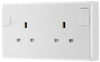 BG 822CON Moulded Round Edge | White | 13A SP Converter Switched Socket