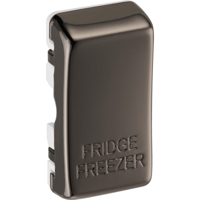 BG RRFFBN Nexus Grid Black Nickel 'FRIDGE FREEZER' Rocker
