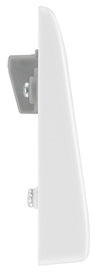 BG 858 Moulded Round Edge | White | 20A Bottom Entry Flex Outlet