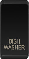 BG RRDWPCDB Evolve Grid Black 'DISH WASHER' Rocker