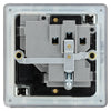 BG Screwless Black Nickel 13A Single Socket FBN21B with 25mm Steel Back Box
