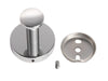 Corby Harrogate Single Clothes Hook in Polished Steel
