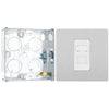 BG Evolve Brushed Steel RJ45 Cat6 Data Outlet PCDBSRJ451W with 25mm Steel Back Box