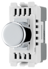 BG RPCDLT Nexus Grid Polished Chrome 2 Way 200W Trailing Edge Dimmer Module