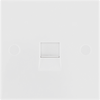 BG 9RJ11/1 Moulded Square Edge | White | 1 Gang RJ11 Screw Terminal Telephone Socket