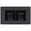 BG Evolve Matt Grey 4G Faceplate with 45W USB A+C Charger Modules – Black Insert