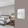 BG 887 Moulded Round Edge | White | 1 Gang 100W 1 Way 4 Speed Rotary Fan Controller