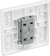 BG 913 Moulded Square Edge | White | 1 Gang 10AX Intermediate Plate Switch