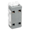 BG RBS30 Nexus Grid Brushed Steel 20A 2 Pole Switch Module