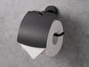 Corby Harrogate Toilet Roll Holder with Cover in Black