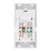 BG Nexus White EMRJ45C6W CAT6 RJ45 Outlet Euro Module IDC Data Socket Ethernet