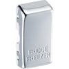 BG RRFFPC Nexus Grid Polished Chrome 'FRIDGE FREEZER' Rocker