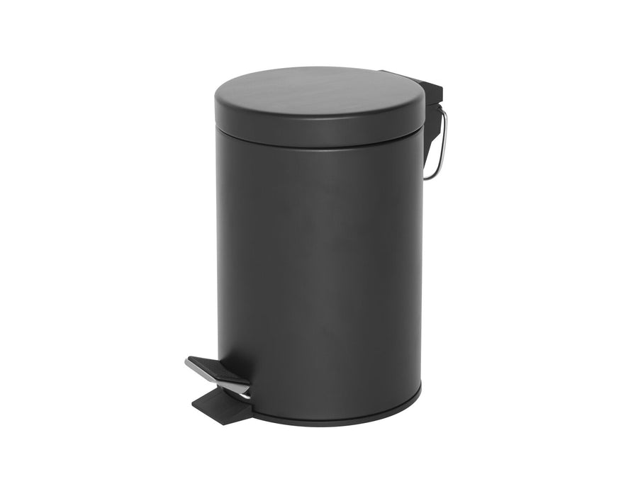 Corby Croft Pedal Bin in Black, 3L