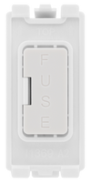 BG RFUSE Nexus Grid White 13A Fuse Holder Module