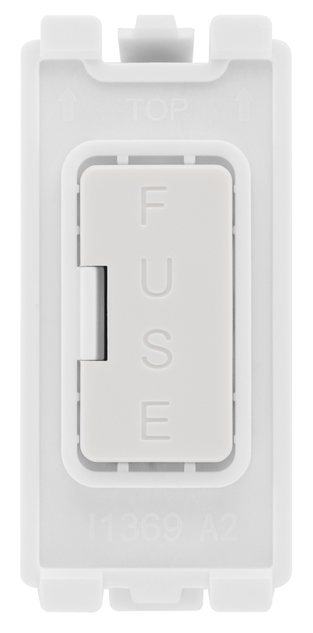 BG RFUSE Nexus Grid White 13A Fuse Holder Module