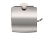 Corby Harrogate Toilet Roll Holder with Cover in Polished Steel