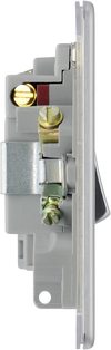 BG-FBS50 Side- This switched and fused 13A connection unit from British General provides an outlet from the mains containing the fuse and is ideal for spur circuits and hardwired appliances.