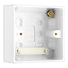 BG 977 Moulded Square Edge | White | 45mm | 1 Gang Surface Box