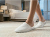 Corby Rossendale Closed Toe Disposable Slippers in White, Qty 100