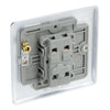 BG Nexus Metal Polished Chrome 20A 16AX Intermediate Light Switch NPC13 with 25mm Steel Back Box
