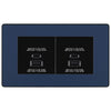 BG Evolve Matt Blue 4G Faceplate with 45W USB A+C Charger Modules – Black Insert