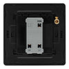 BG Evolve Matt Grey 2 Way Single Edge to Edge Rocker Switch PCDMG12EB with 25mm Steel Back Box