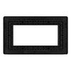 BG Evolve Black Chrome 4G Euro Plate with 2X USB-A Dual Chargers – Black Insert