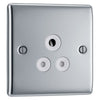 BG Nexus Metal Polished Chrome 5A Unswitched Socket NPC29W