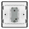 BG Evolve Polished Copper 10AX 1 Way Press Switch PCDCP14B with 35mm Steel Back Box
