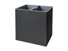 Corby Sheffield Metal Dual Recycling Bin with Plastic Inserts in Black