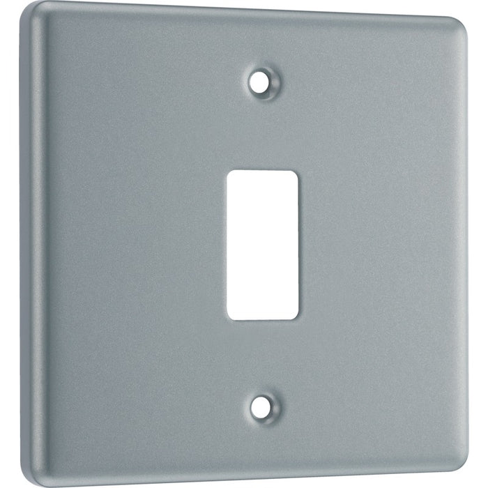 BG RMC1 Nexus Grid Metal Clad | 1 Module Front Plate