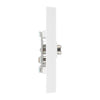 BG 966 Moulded Square Edge | White | 2 Gang Diplex TV and FM Socket