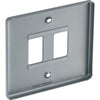 BG RMC2 Nexus Grid Metal Clad | 2 Module Front Plate